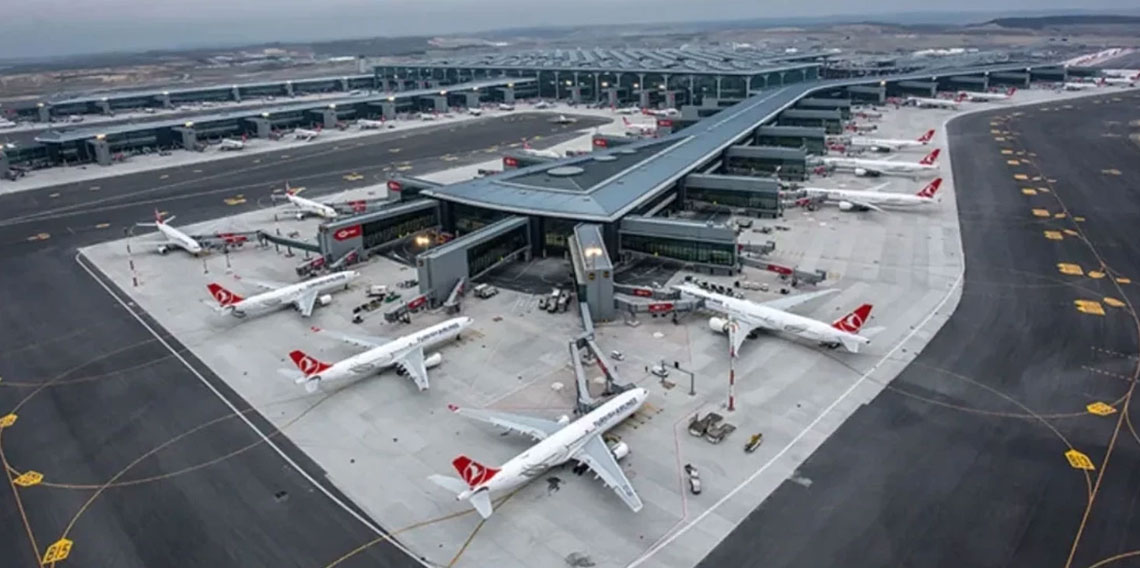 İstanbul Havalimanı günlük 1580 uçuşla Avrupa'nın en yoğun havalimanı oldu