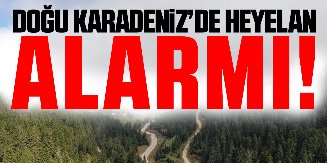 Doğu Karadeniz Bölgesinde heyelan alarmı