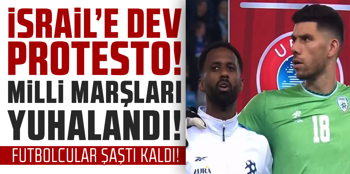 İtalya'da İsrail protestosu: Milli marşları yuhalandı, futbolcular şaştı kaldı