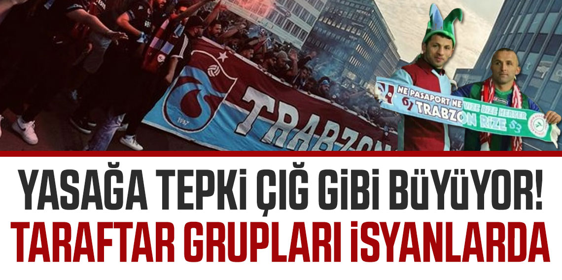 Trabzonspor ve Çaykur Rizespor'lu taraftarlar karara tepkili