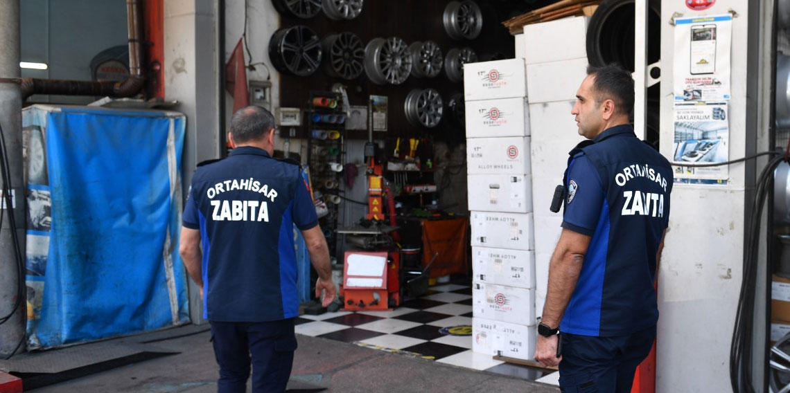 Trabzon'da Zabıta ekipleri denetimlerini sürdürüyor