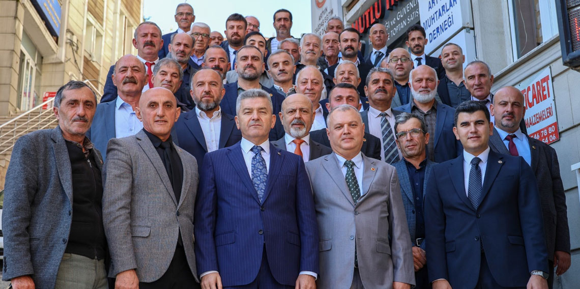 Ergün,” Muhtarlarımız vatandaşımıza ulaşan kılcal damarlarıdır” 