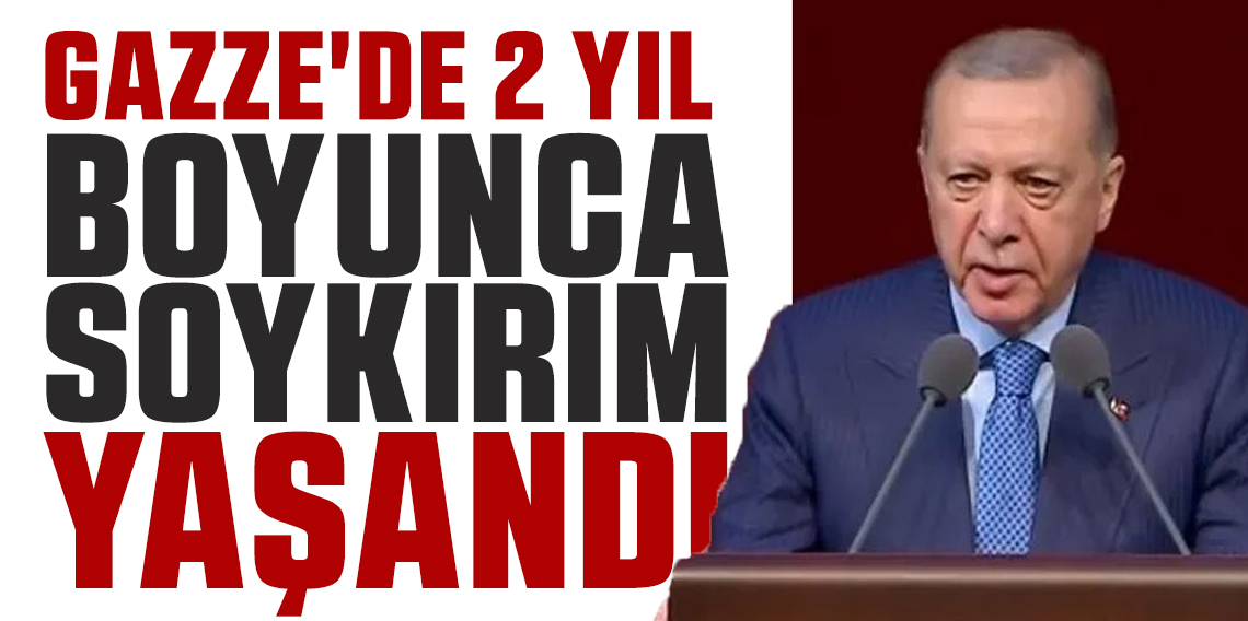 Cumhurbaşkanı Erdoğan: ''Türkiye son 23 yılda kalkınma yolunda büyük mesafe aldı''
