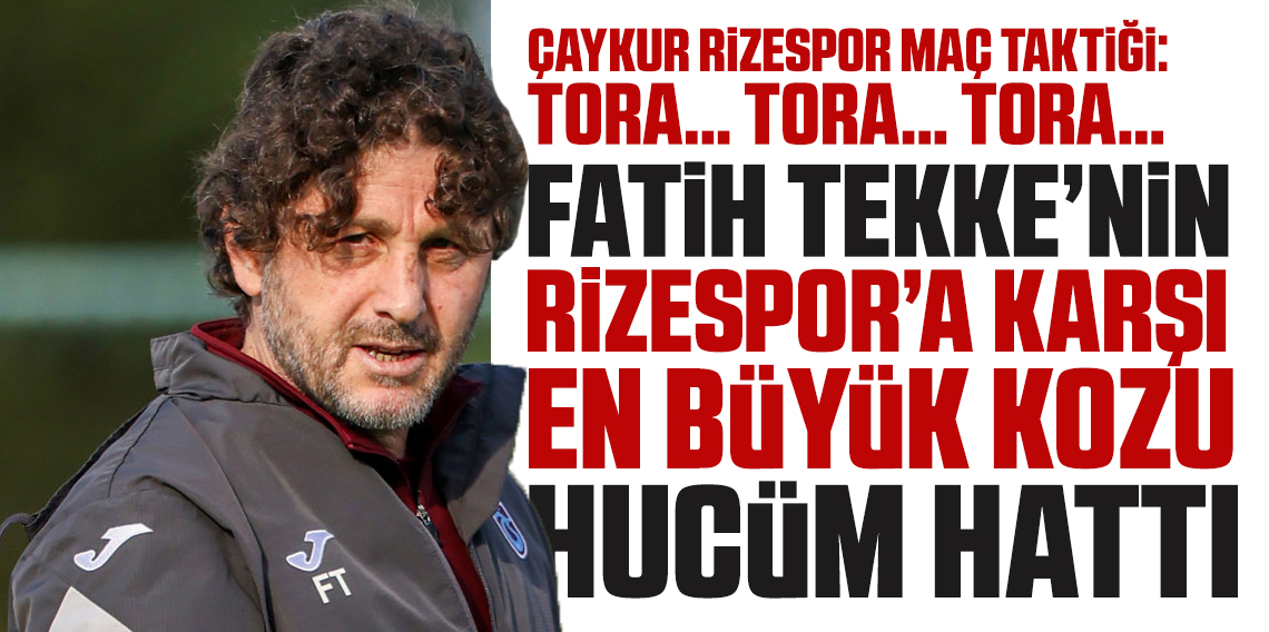 Fatih Tekke'nin En Büyük Kozu Hücum Hattı