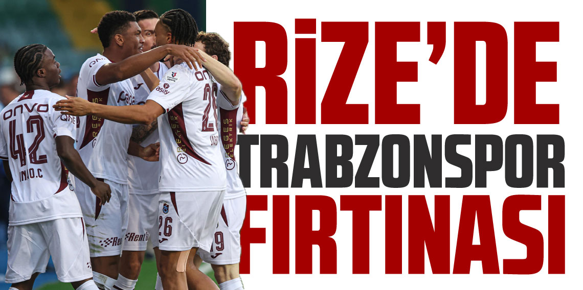 Fırtına zirveye esiyor! Trabzonspor fişi ilk yarıda çekti
