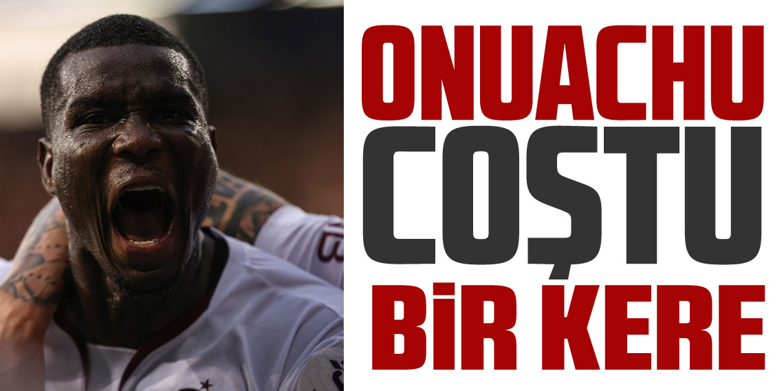 Trabzonspor'da Onuachu Coştu Bir Kere
