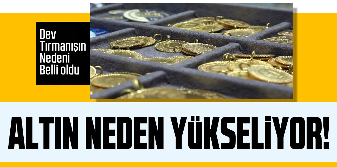 Altın neden yükseliyor sorusunun cevabı ortaya çıktı!