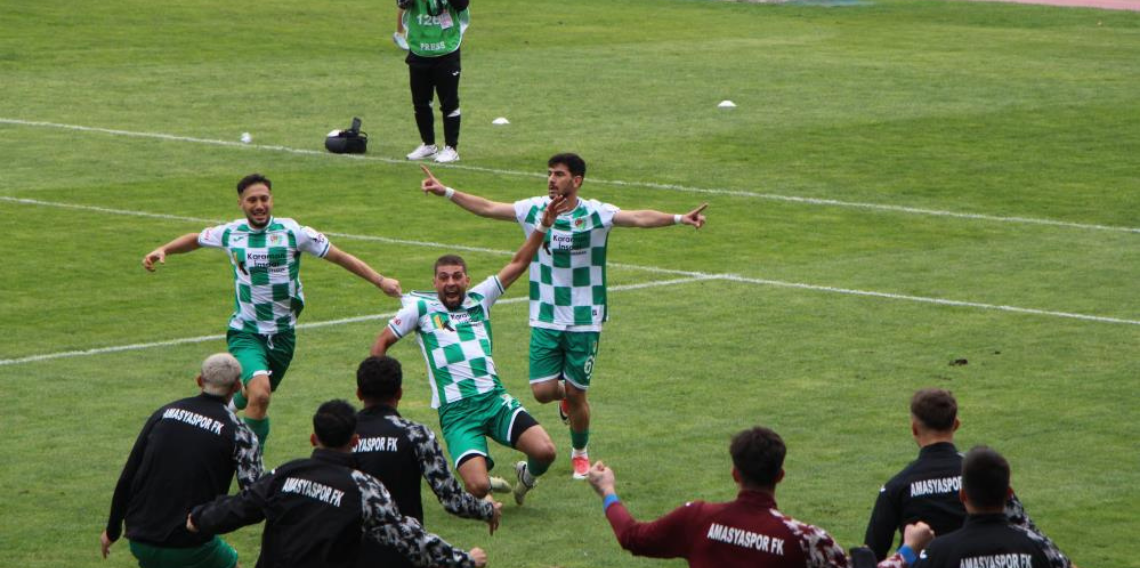 Amasyaspor 3 puanı 3 golle aldı