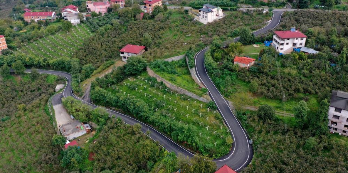 Ordu’da yolların standardı yükseliyor