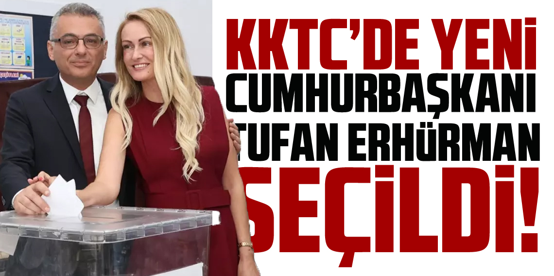 KKTC'de cumhurbaşkanlığı seçimini resmi olmayan sonuçlara göre Tufan Erhürman kazandı