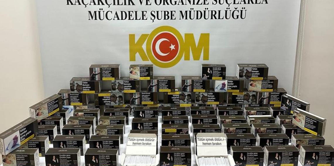 Samsun'da kaçak makaron operasyonu