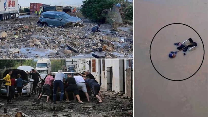 Engelli kadın tekerlekli sandalyesiyle suya kapıldı