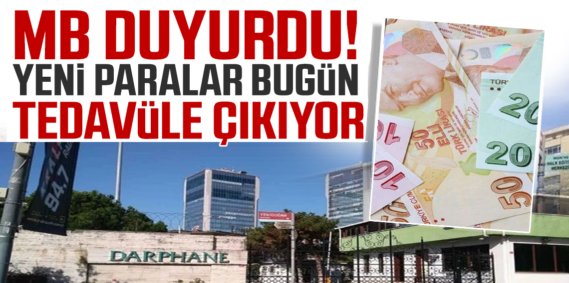 Merkez Bankası duyurdu... Yeni paralar bugün tedavüle çıkıyor