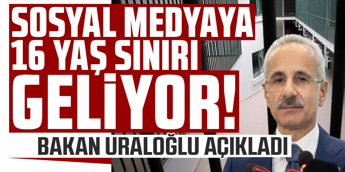 16 yaş altına sosyal medya kısıtlaması geliyor! Bakan Uraloğlu açıkladı