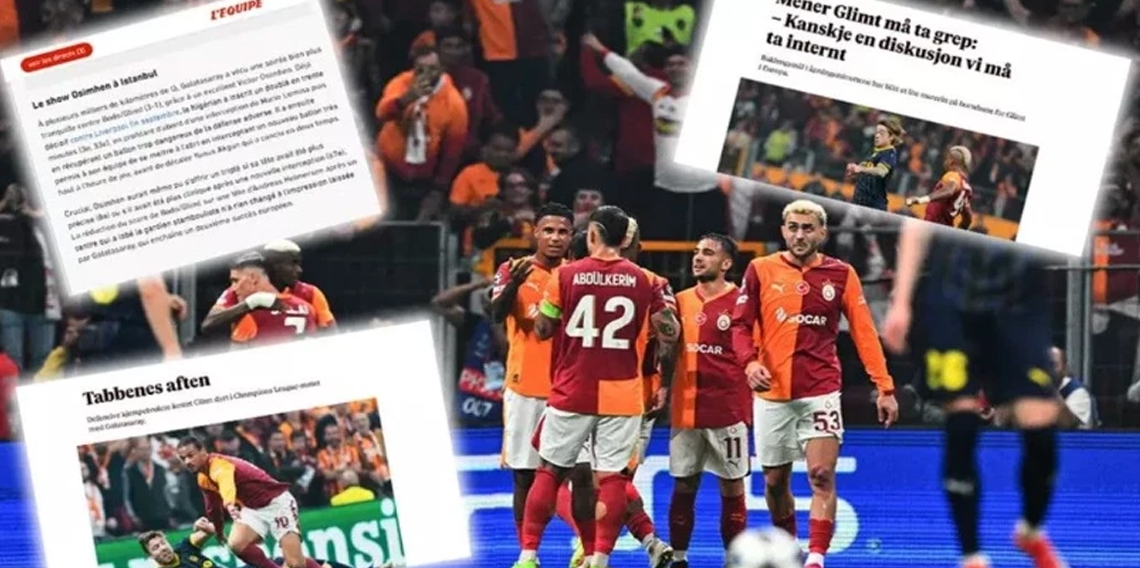 Galatasaray'ın Bodo galibiyeti Avrupa'da geniş yankı uyandırdı! 