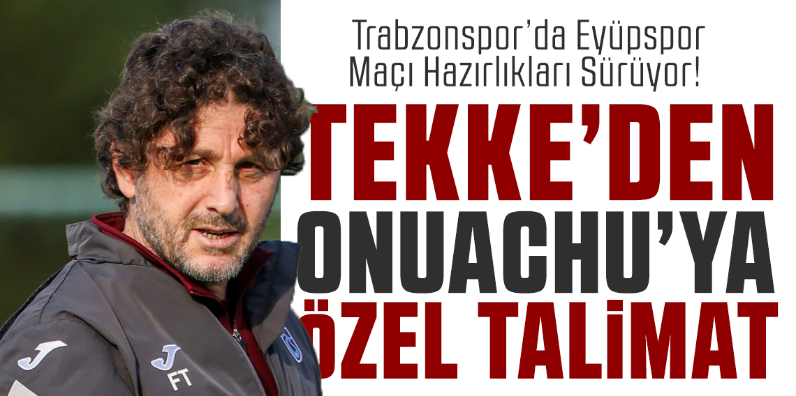 Trabzonspor’da Eyüpspor maçının hazırlıkları sürüyor! 
