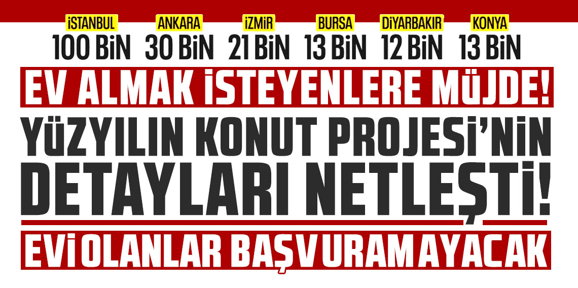 Cumhurbaşkanı Erdoğan: 500 bin konutun 100 binini İstanbul'da yapacağız