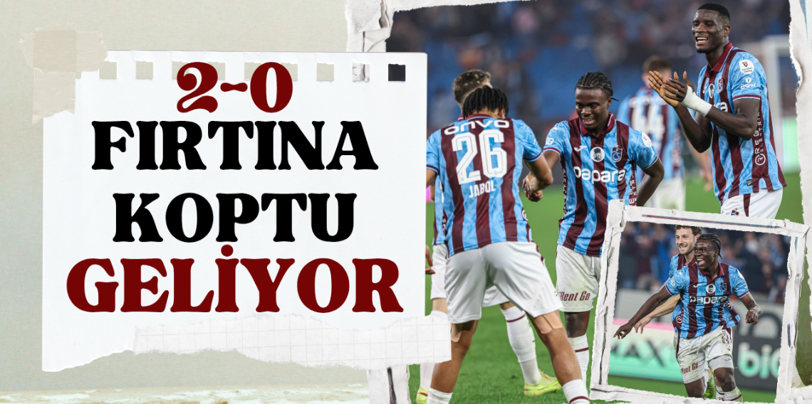 Fırtına Zirveye Koptu Geliyor