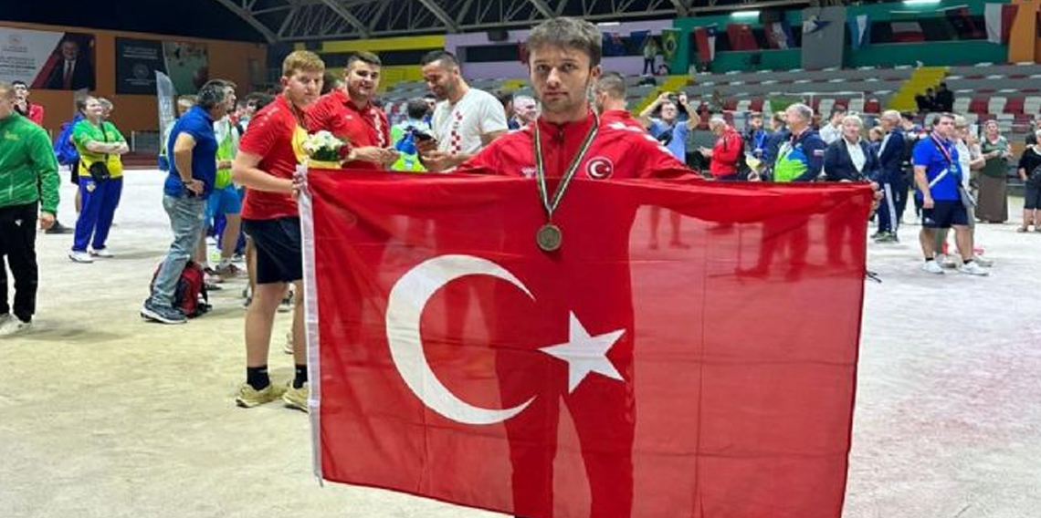 Samsunsporlu Görkem Duran, dünya üçüncüsü oldu