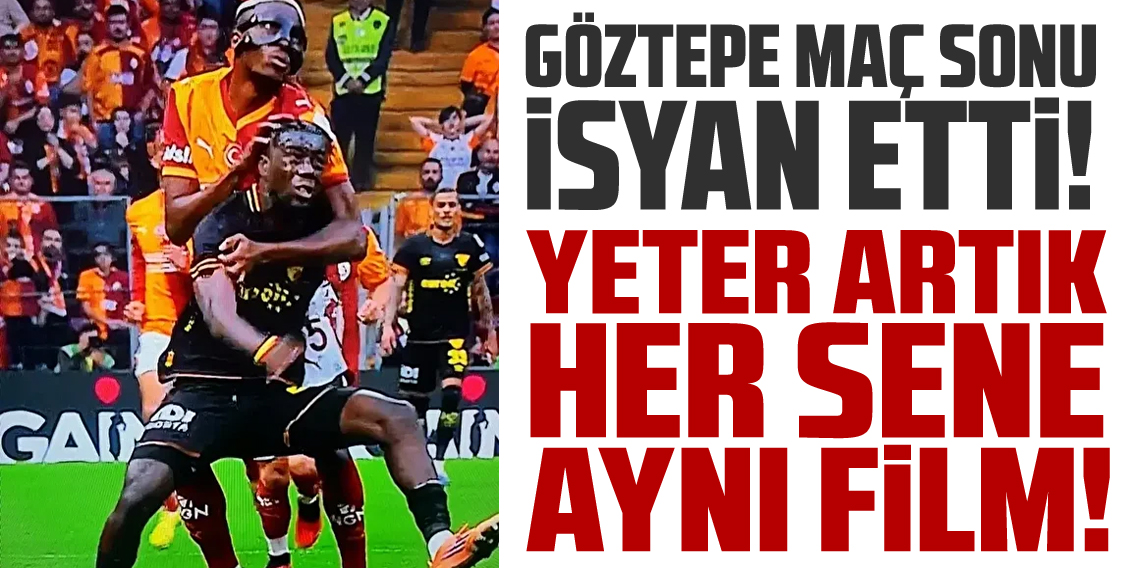 Göztepe’den tepki! Yeter artık! Her sezon aynı film!