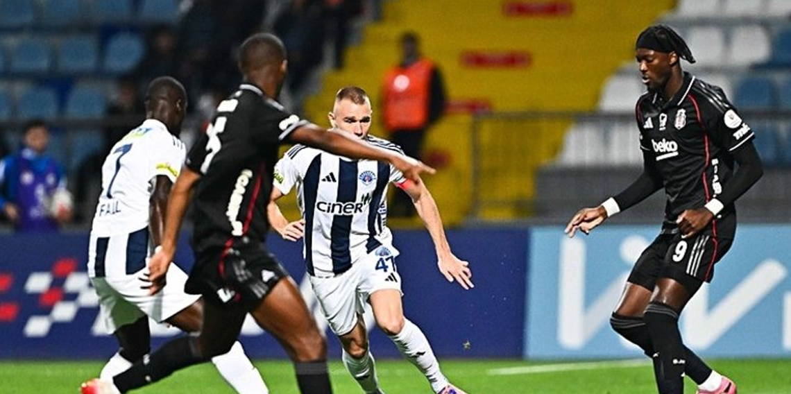 Beşiktaş, Kasımpaşa ile 1-1 berabere kaldı!