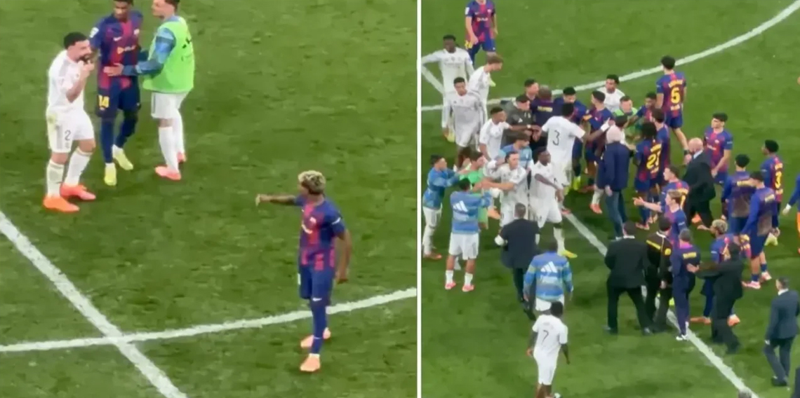 El Clasico'da maç sonu ortalık karıştı! Real ve Barça birbirine girdi!