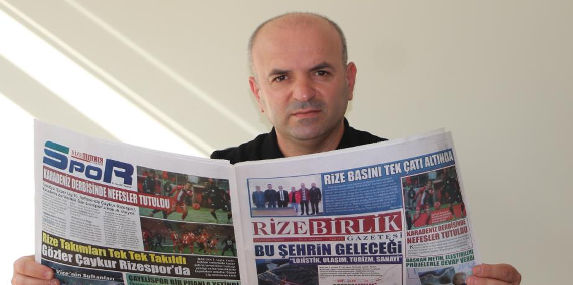 Rize'de yazılı basın tek çatıda birleşti