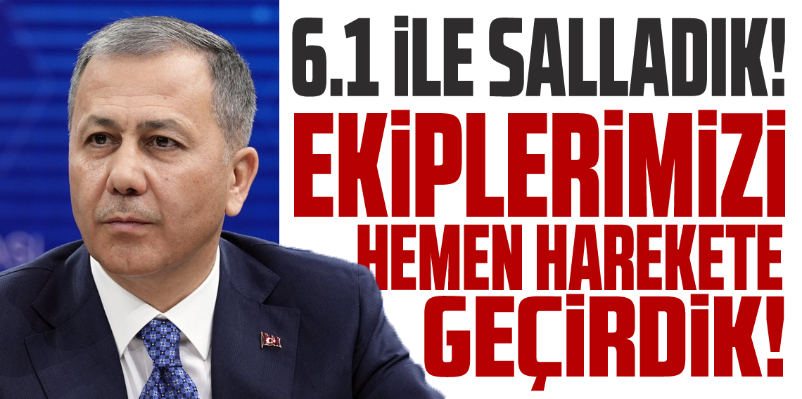 SON DAKİKA: Balıkesir Sındırgı’da 6,1 Büyüklüğünde Deprem! Bakan Yerlikaya: “AFAD ve Ekipler Saha Taramasına Başladı”