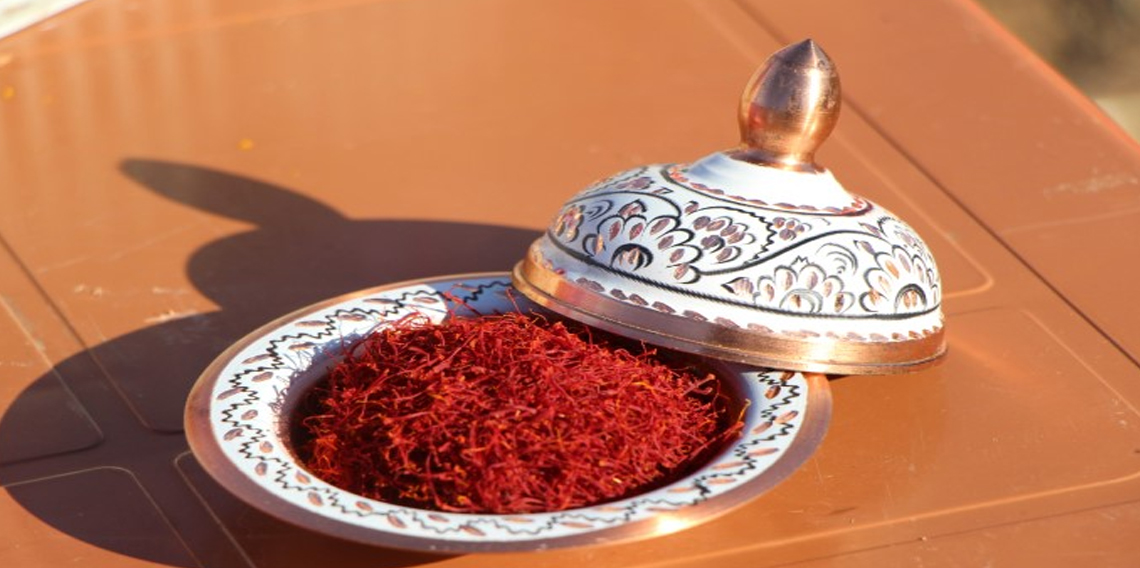 Dünyanın en pahalı baharatı safranın 1 gramı 500 TL