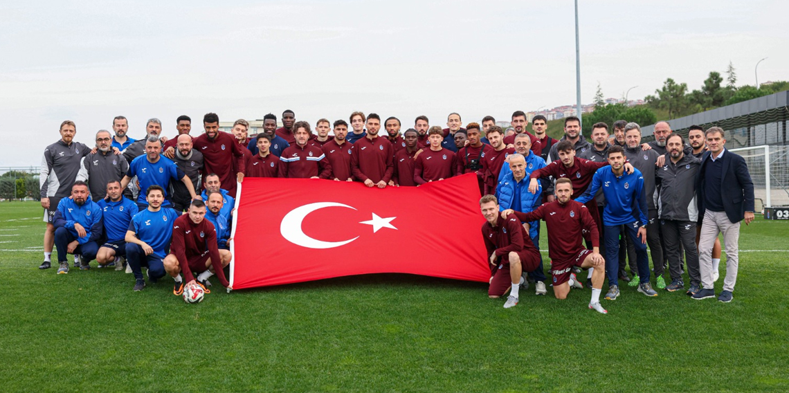 Trabzonspor İdmanında Cumhuriyet coşkusu