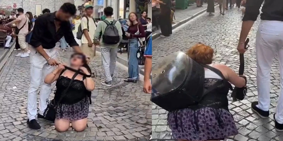 İstanbul'un göbeğinde utandıran görüntü! 