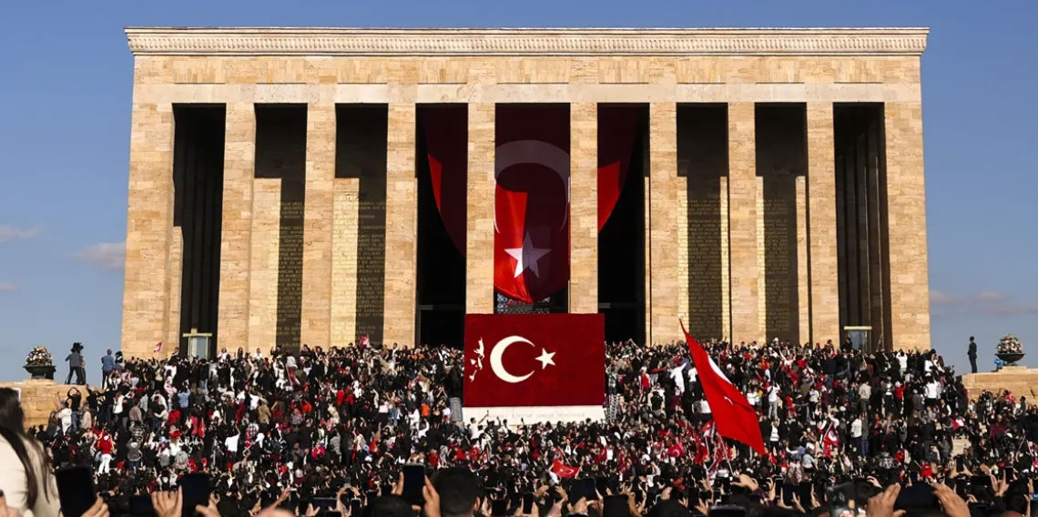 29 Ekim’de Anıtkabir'i 1 milyon 125 bin kişi ziyaret etti