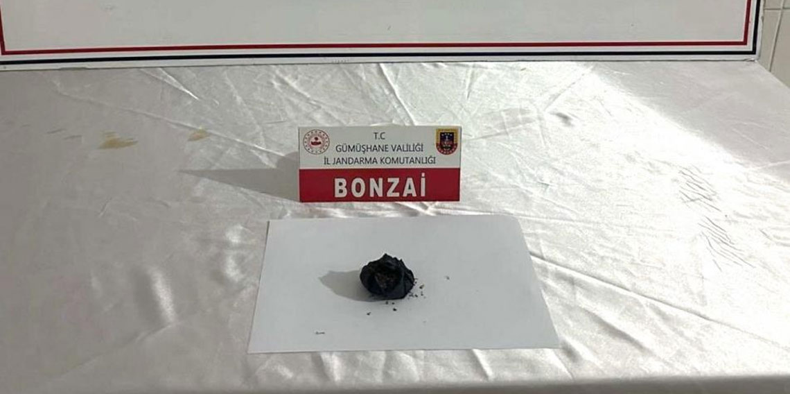 Gümüşhane’de jandarmadan uyuşturucu operasyonu
