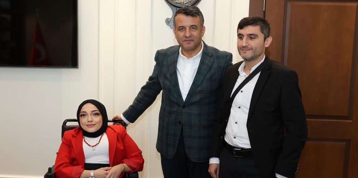 Başkan Doğan'dan engelli sporculara destek