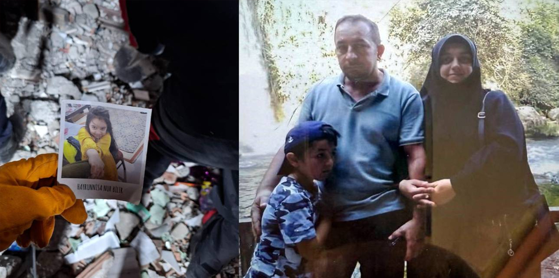 Enkazda ailesini kaybeden genç kıza akrabası sahip çıkacak