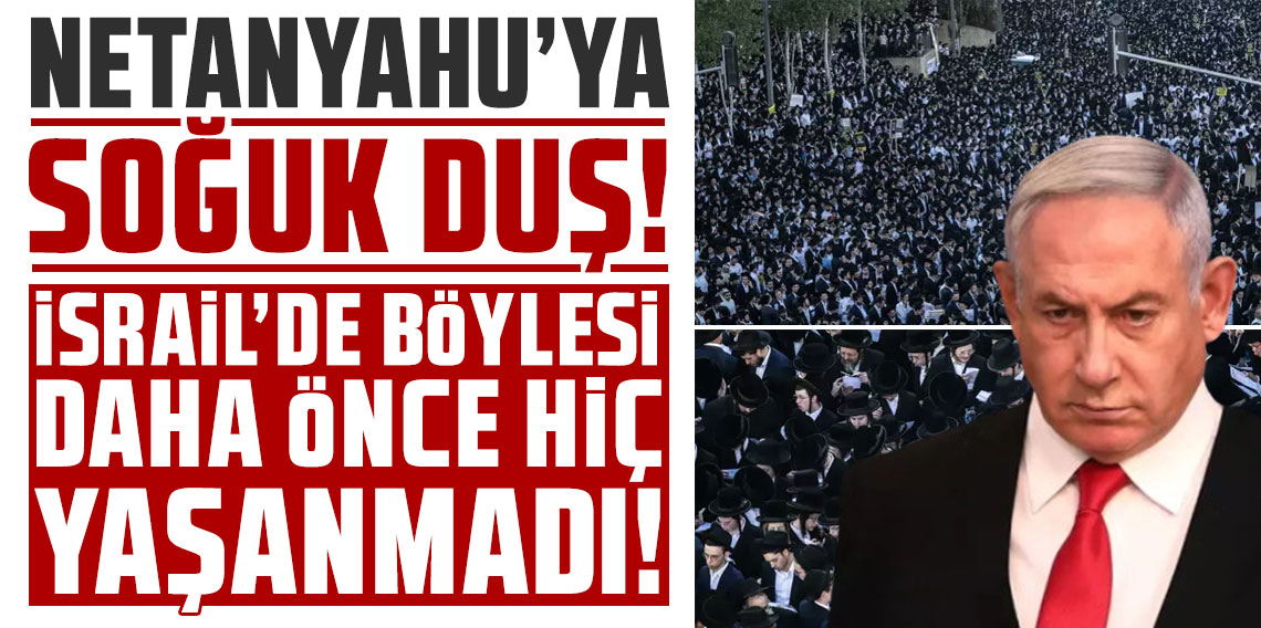 İsrail'de on binlerce Ultra Ortodoks Yahudi, zorunlu askerlik karşıtı gösteri düzenledi