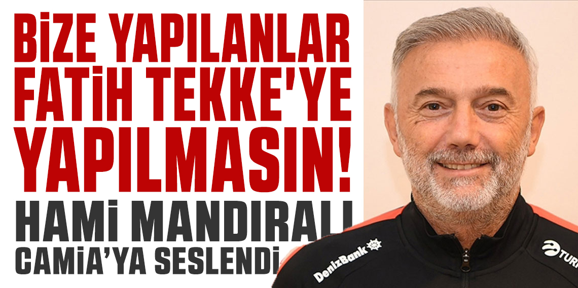 Hami ; Bize yapılanlar, Fatih'e yapılasın