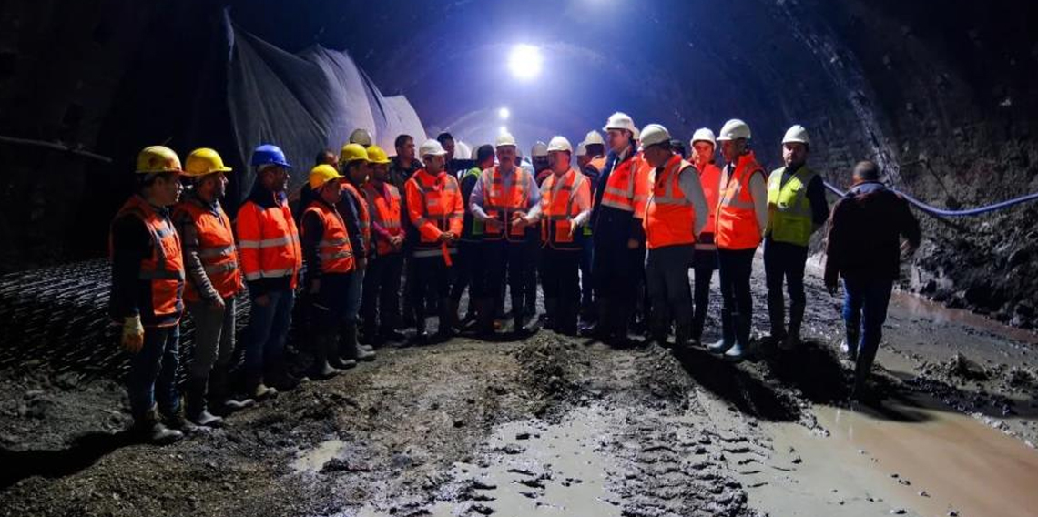 Kop Tüneli'nde valiler incelemelerde bulundu
