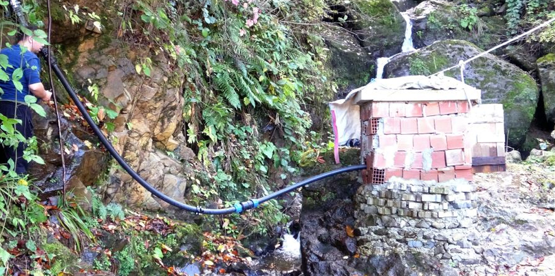 Giresun'da sudan kendi elektriklerini üreterek herkese örnek oldular