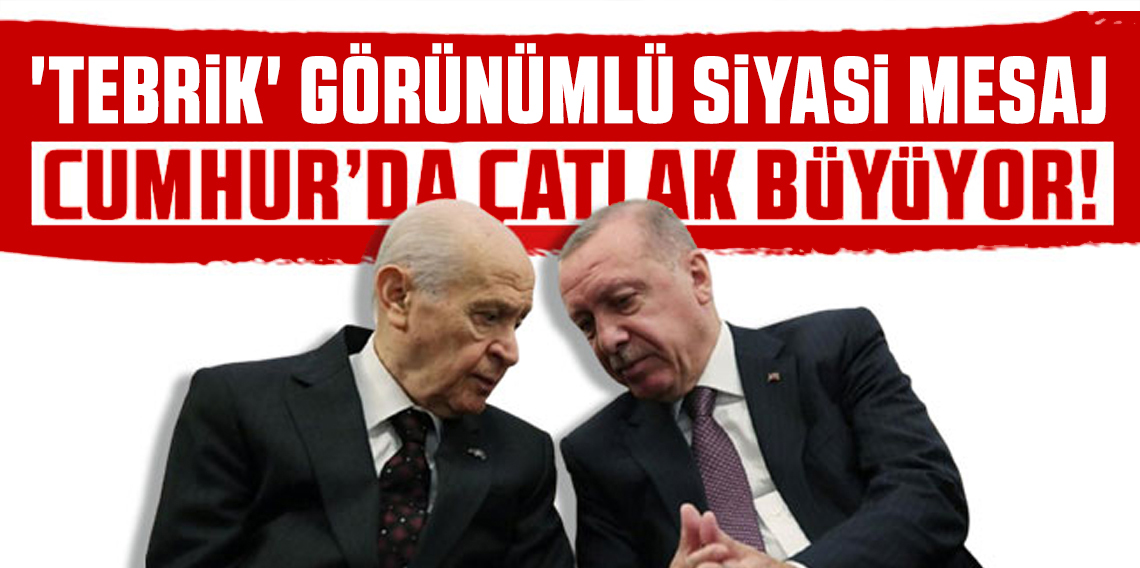 Erdoğan–Bahçeli hattında kriz büyüyor: Türkeş’ten ‘tebrik’ görünümlü siyasi mesaj!