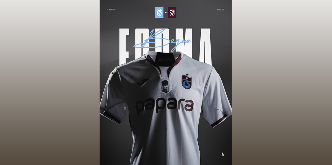 Trabzonspor'dan Galatasaray maçına özel forma