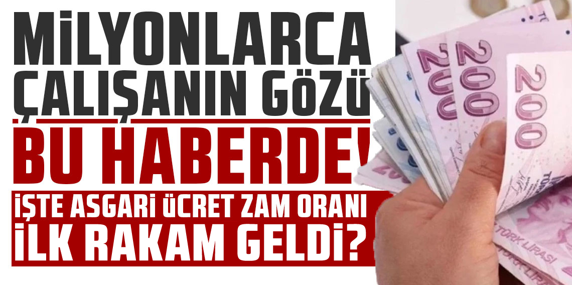 Sendikalardan asgari ücret için ilk rakam geldi! 