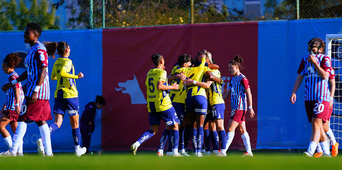 Trabzonspor Kadın Futbol Takımı, Fenerbahçe’ye 2-0 kaybetti!