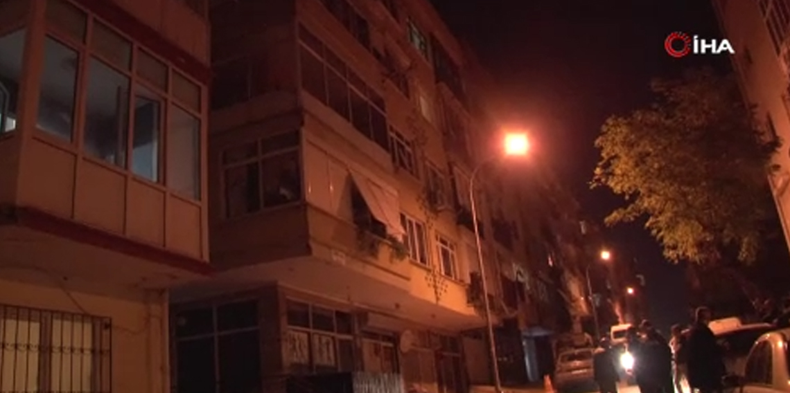 Kartal’da binanın kolonlarında çatlaklar oluştu: Bina tahliye edildi