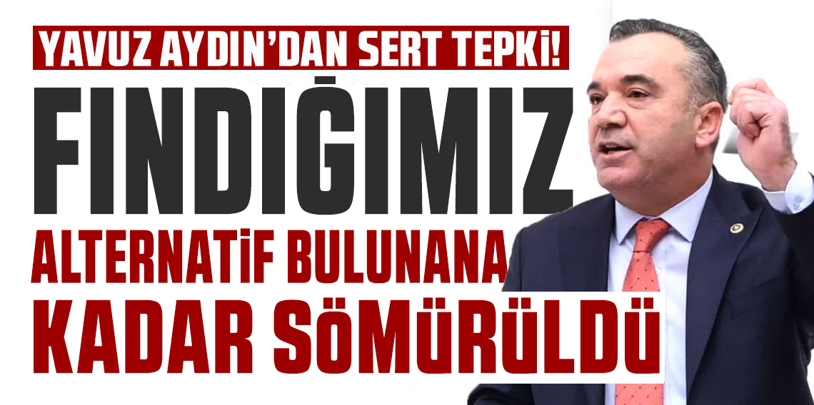 Yavuz Aydın’dan sert fındık çıkışı: “Türk fındığı alternatif bulunana dek sömürüldü!”