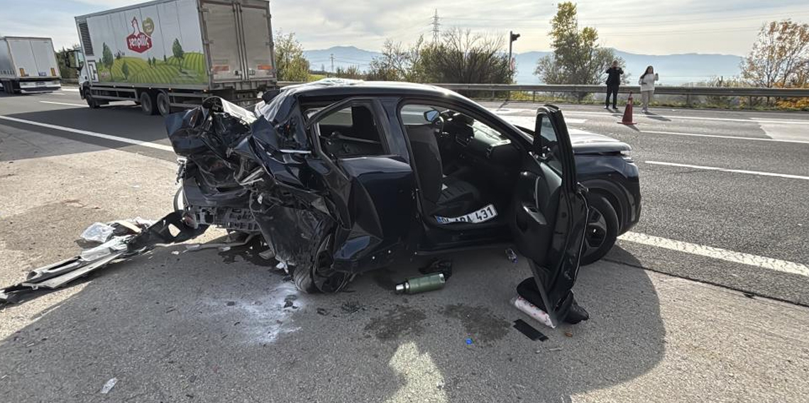 TEM'in Bolu geçişinde feci kaza: 1 ölü, 4 yaralı