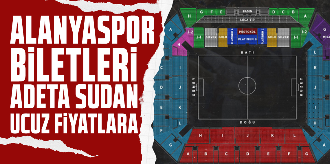 Alanyaspor maçının biletleri sudan ucuz