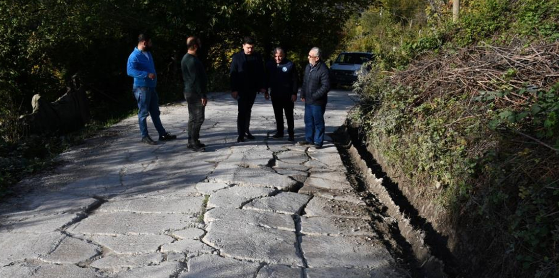 Kaymakamdan yol tahribatına müdahale
