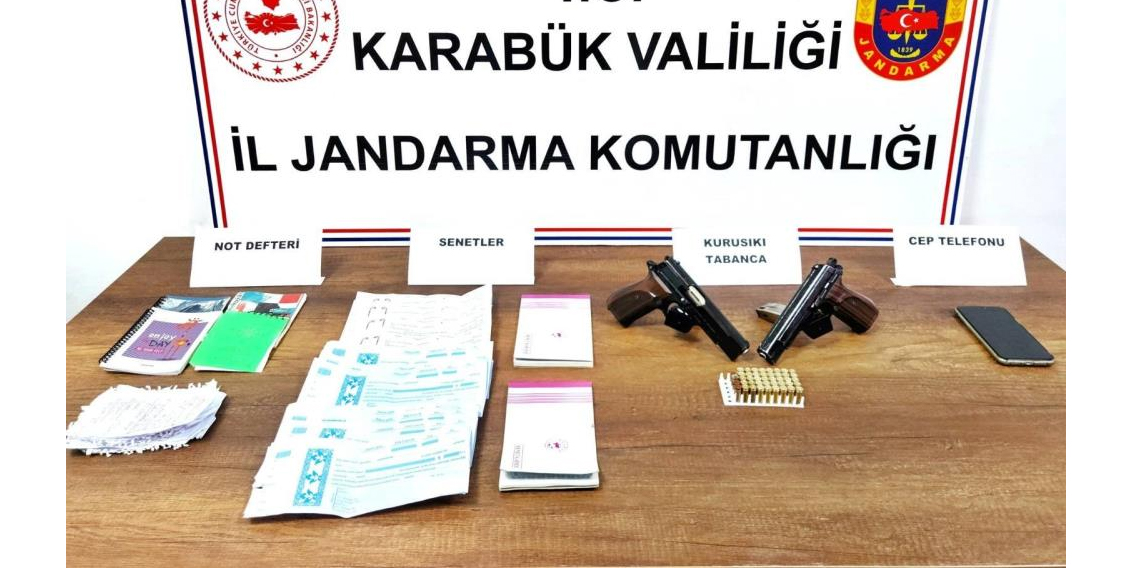 Karabük'te tefecilik operasyonu: 2 gözaltı