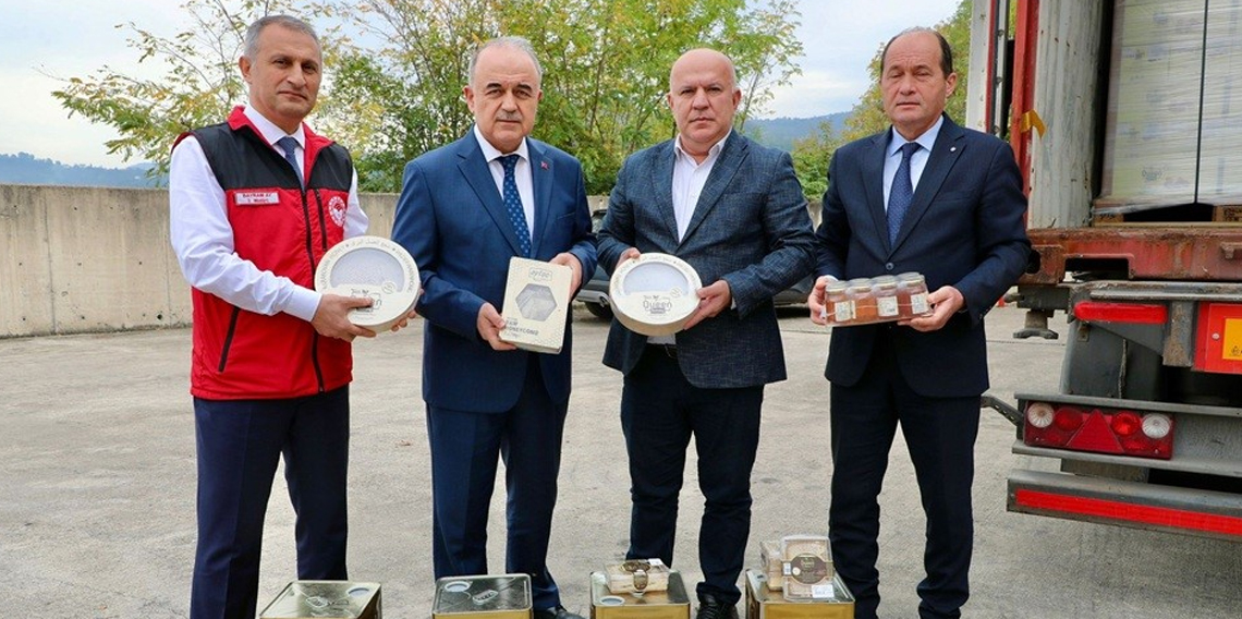 Ordu'dan İngiltere'ye 9 ton bal ihracatı